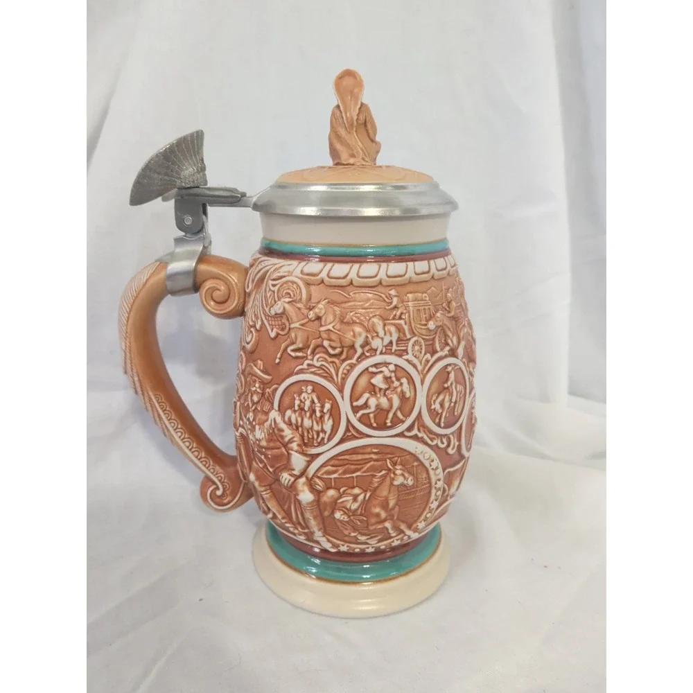 Vintage Avon Tribute To The Wild West Stein With Original Box